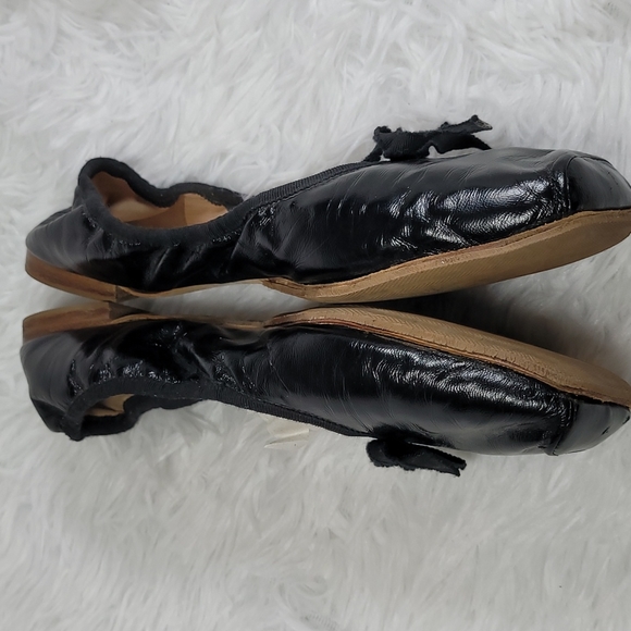 Marc Jacobs Black Ballet Flats Size 7.5 w w magnolia pearl - Picture 6 of 12